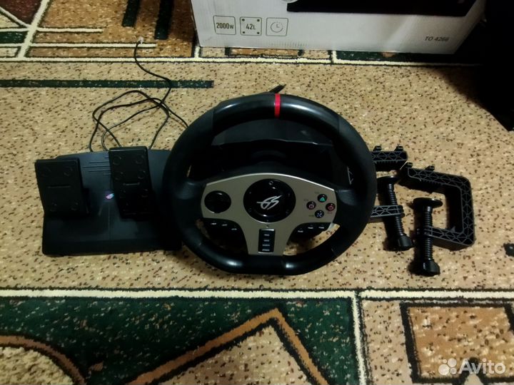 Игровой руль dexp wheelman pro
