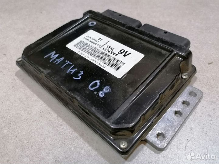 Блок управления двигателем 96943000 Daewoo Matiz