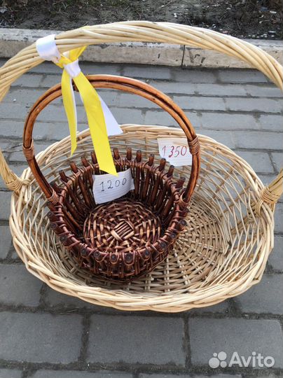 Корзина плетеная
