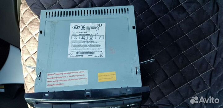 Штатная автомагнитола на hyundai sonata