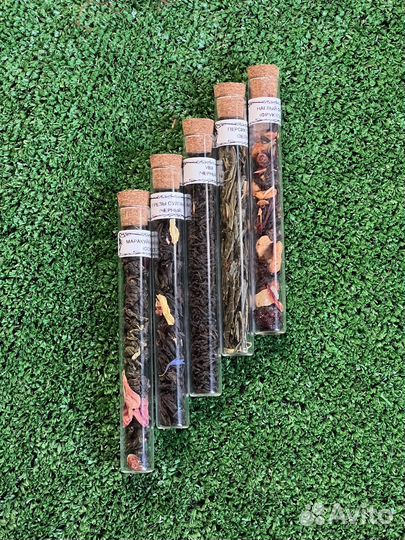 Элитный чай в пробирках: подарок с характером