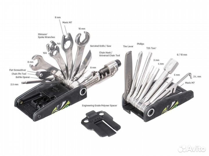 Мультитул в чехле Topeak alien S 31 function tool