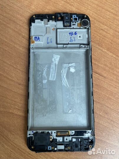 Рамка дисплея для samsung m315f (m31) черная