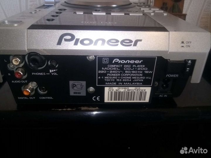 Dj контролеры CDJ-200 Pioneer + Numark dm1050