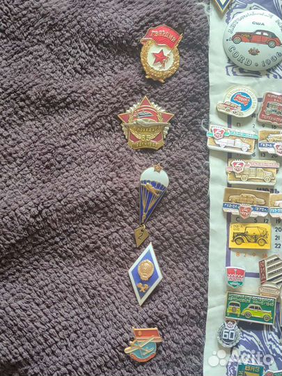 Значки серии автомобили Гвардия