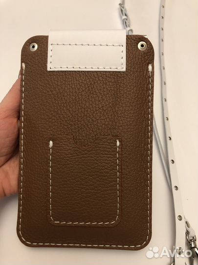 Сумка натуральная кожа мини 19/12см