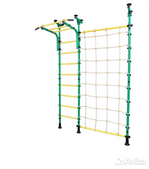 Детская шведская стенка DS-13R (Зеленая)