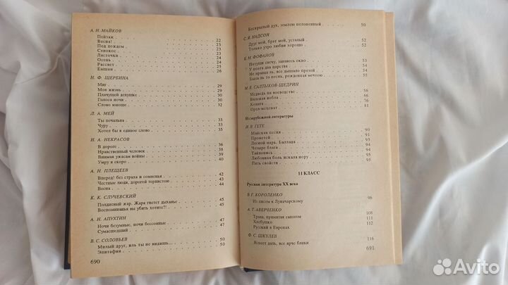 Хрестоматия для 10-11 классов