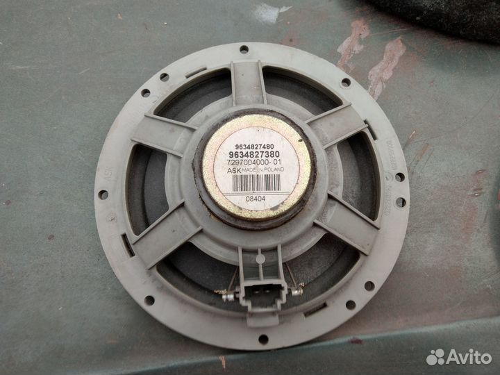 Пежо Ситроен динамик дверной 1 шт. рабочий