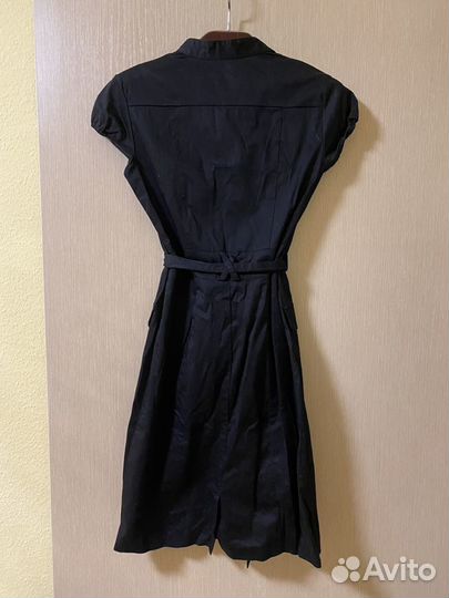 Платье женское повседневное черное 42