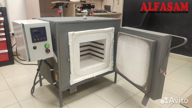 Обжигание керамики металла глины в муфельной печи