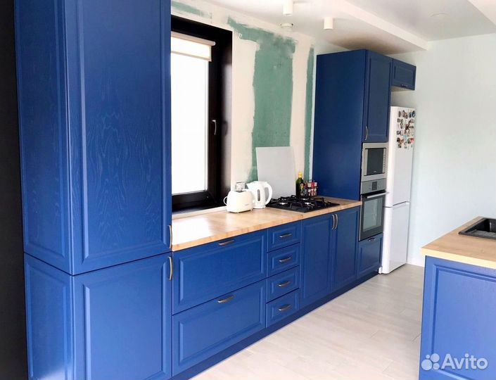 Кухонный гарнитур угловой на заказ с островом