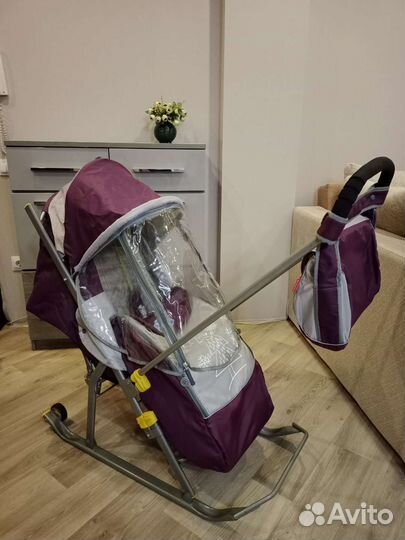 Санки-коляска Ника 4