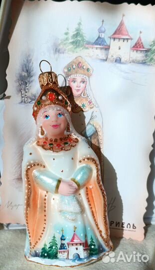 Продажа ёлочных игрушек Ариель(набор)