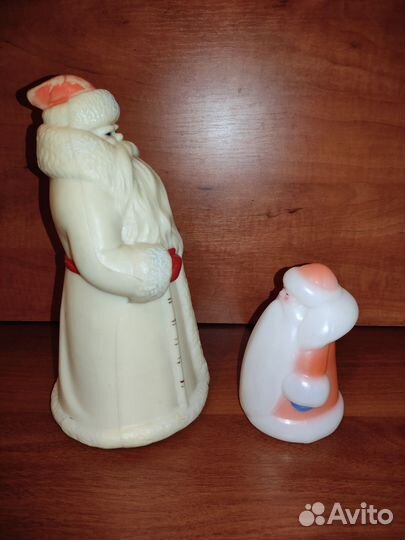 Дед Мороз СССР пластик 2 шт