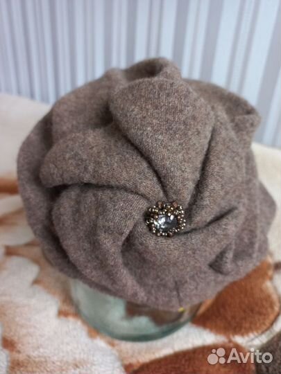 Шапка 100шерсть зимняя