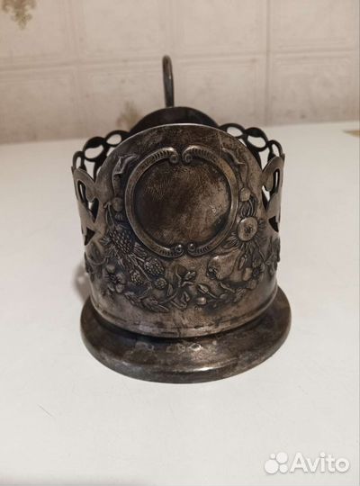 Подстаканник СССР мельхиор