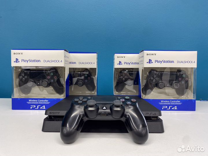 Sony PS4 Slim 5.05 Прошитая 400+ игр 500 Gb