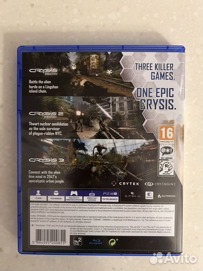 Crysis Remastered Trilogy ps4