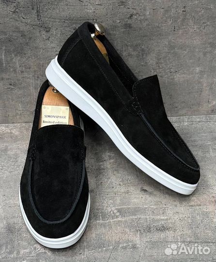 Лоферы Мужские из Натуральной замши Премиум