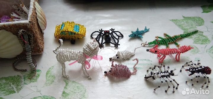 Фигурки из бисера