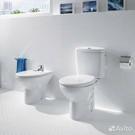 Унитаз напольный roca victoria с бачком с сиденьем 342399000+34139Z000+801392002