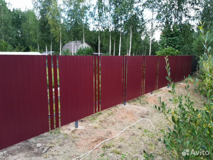 Заборы под ключ