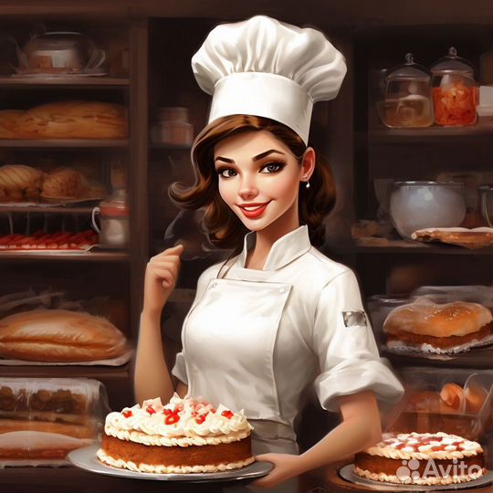 Кондитер в пекарню