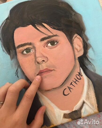 Портрет по фото. Картина на заказ. Художник