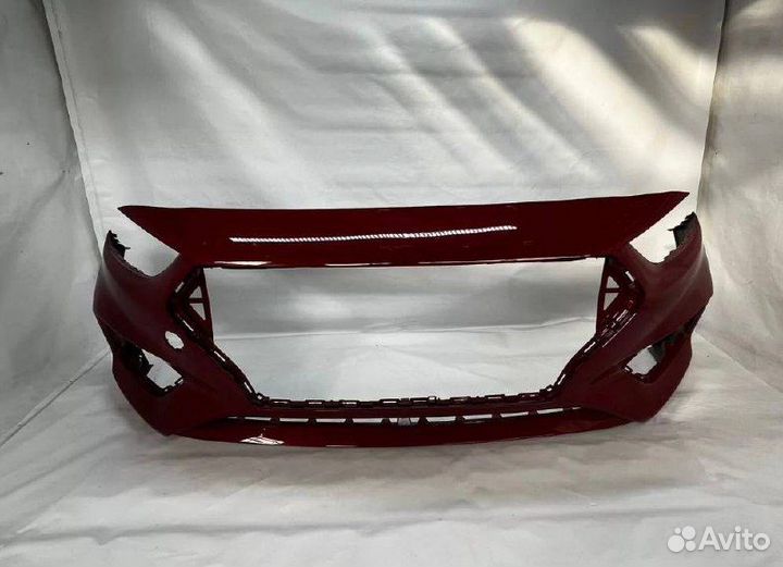 Бампер solaris 2 в цвет