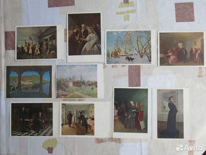 Открытки старые 1927-56 г.г. Третьяковская галерея