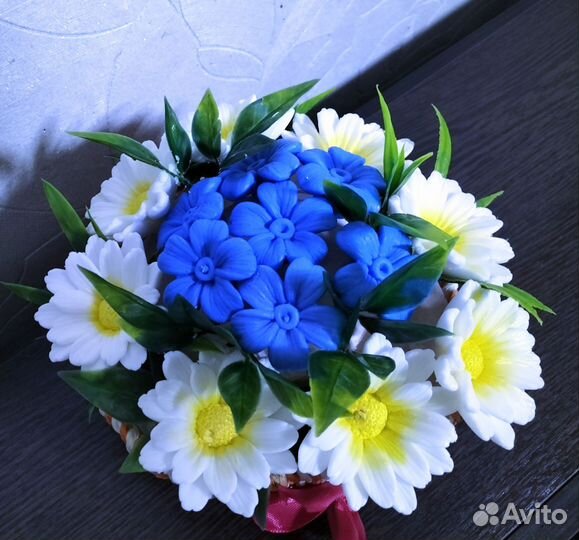 Букет цветов из мыла