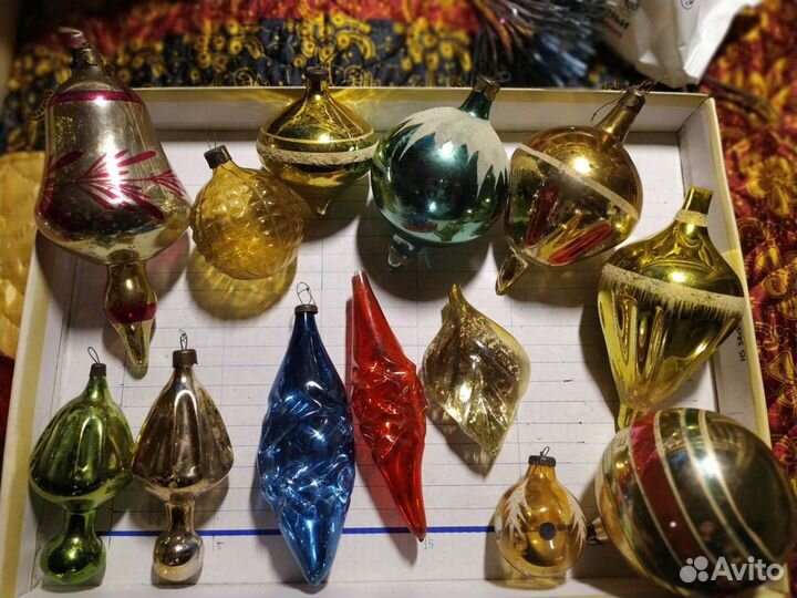 Елочные игрушки СССР