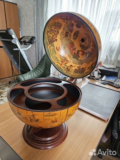 Глобус бар 42 см настольный