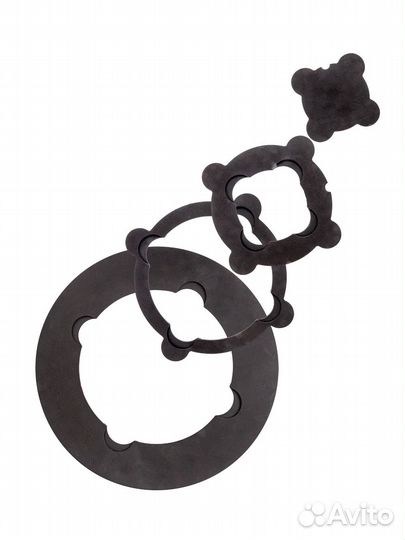 Металлическое кольцо на печь 36 см., сталь 3 мм