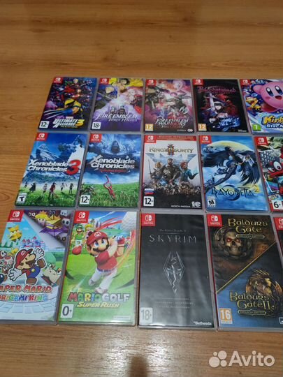 Игры Nintendo Switch в ассортименте