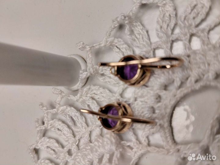 Золотые серьги СССР