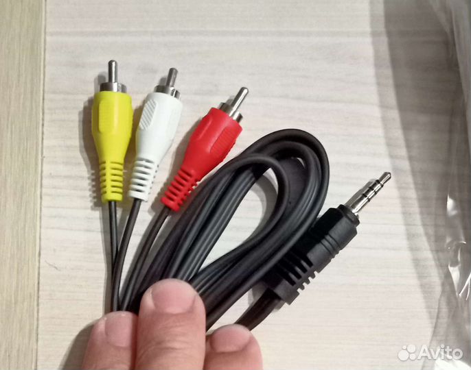 Кабель тюльпаны - mini-Jack 3,5mm