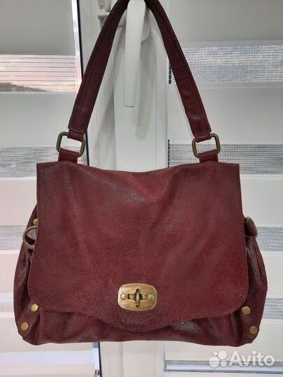 Сумка женская натуральная кожа италия