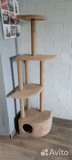 Домик для кошки с когтеточкой