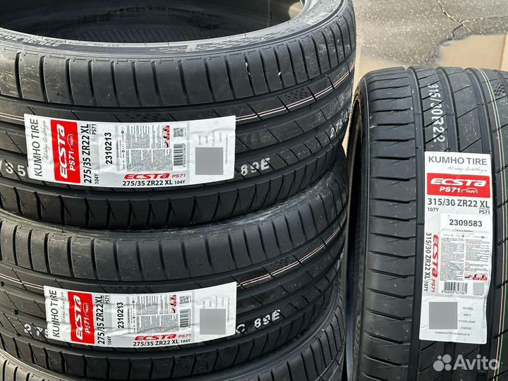 Kumho Ecsta PS71 SUV 275/35 R22 и 315/30 R22 107Y