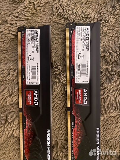 Оперативная память ddr3 8гбx2 шт