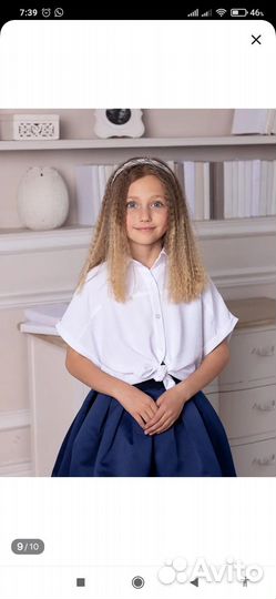 Блузка для девочки 140