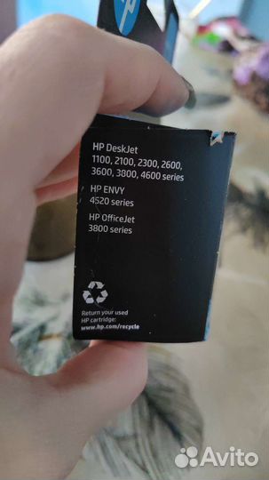 Картридж hp 123 черный