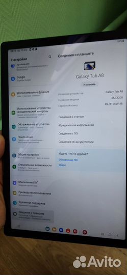 Samsung galaxy tab a8 (4/64) 10.5 sm-x200 wifi