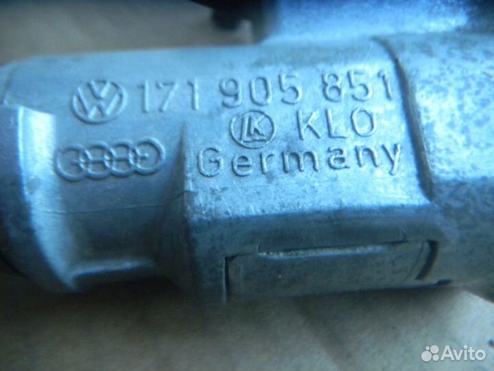 Y. Замок зажигания с ключом б/у Audi/VW Golf 78-94