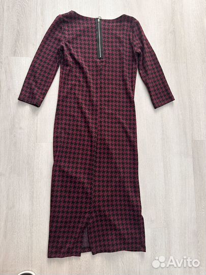 Платье Stradivarius L бордо
