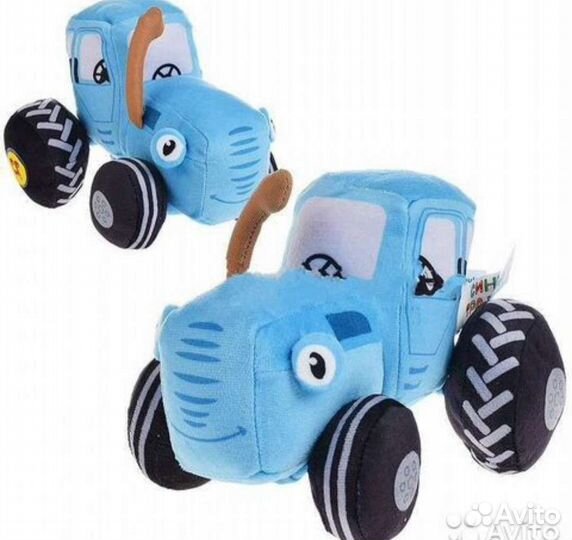 Мягкая музыкальная игрушка Синий трактор