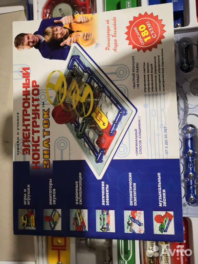 Электронный конструктор знаток 180 схем