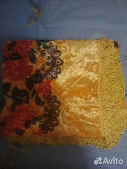 Плюшевая скатерть СССР